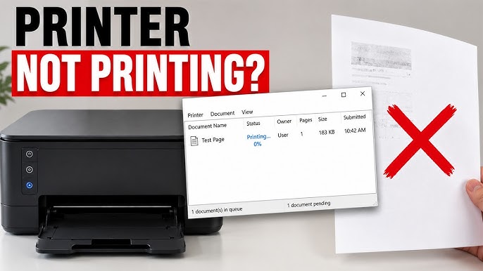 Printer Connected but Not Printing – How to Fix It