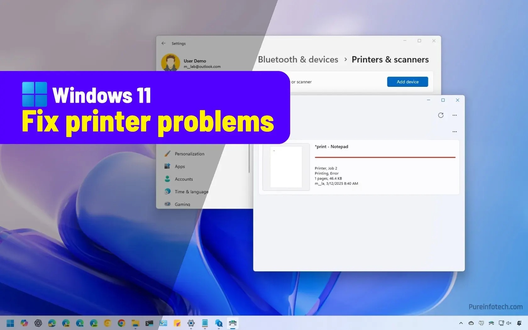 Why is my printer not working with Windows 11?