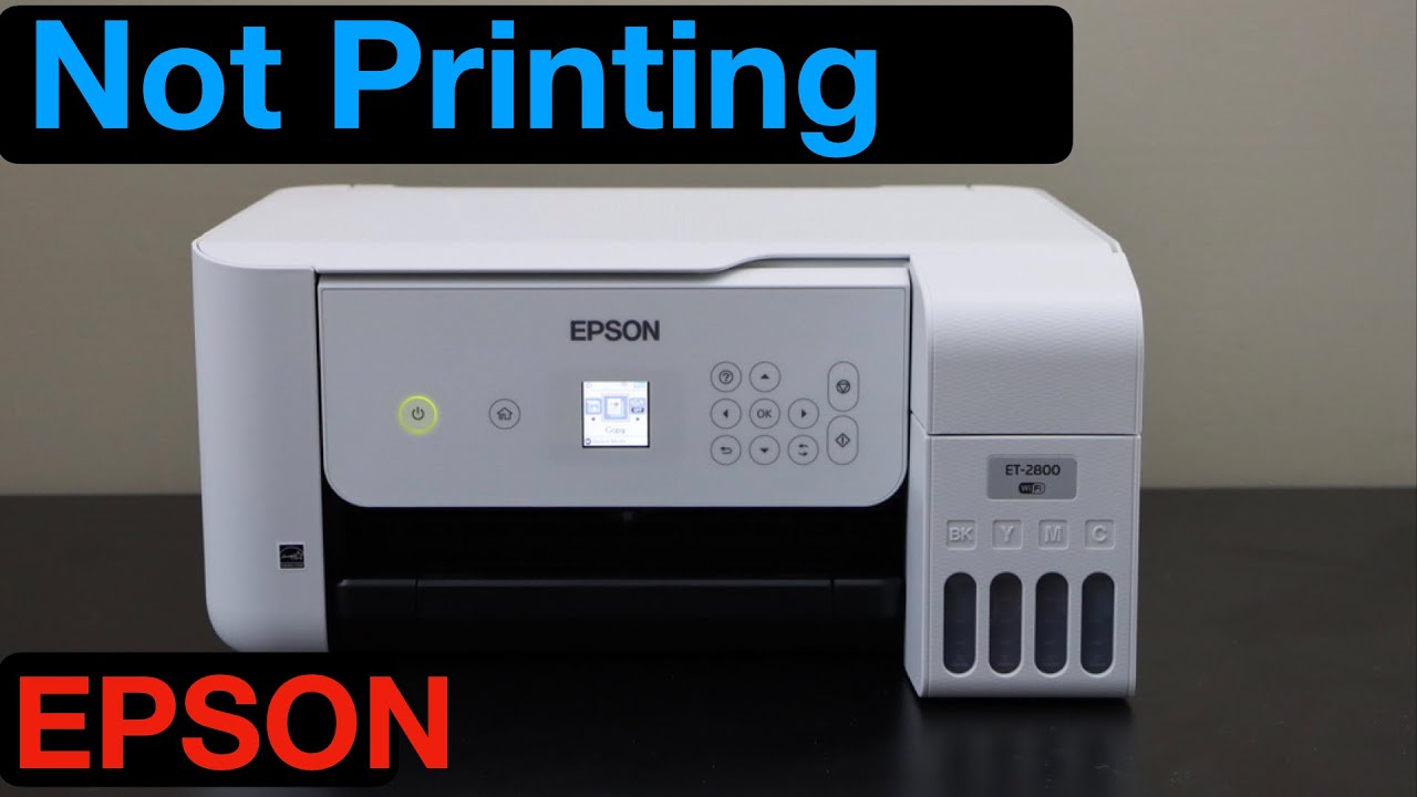 Epson Printer Shows Online but Won't Print: What Should You Do?