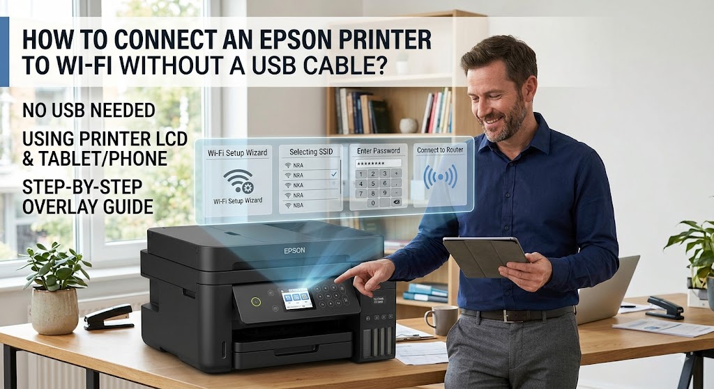 How to Connect an Epson Printer to Wi-Fi Without a USB Cable?