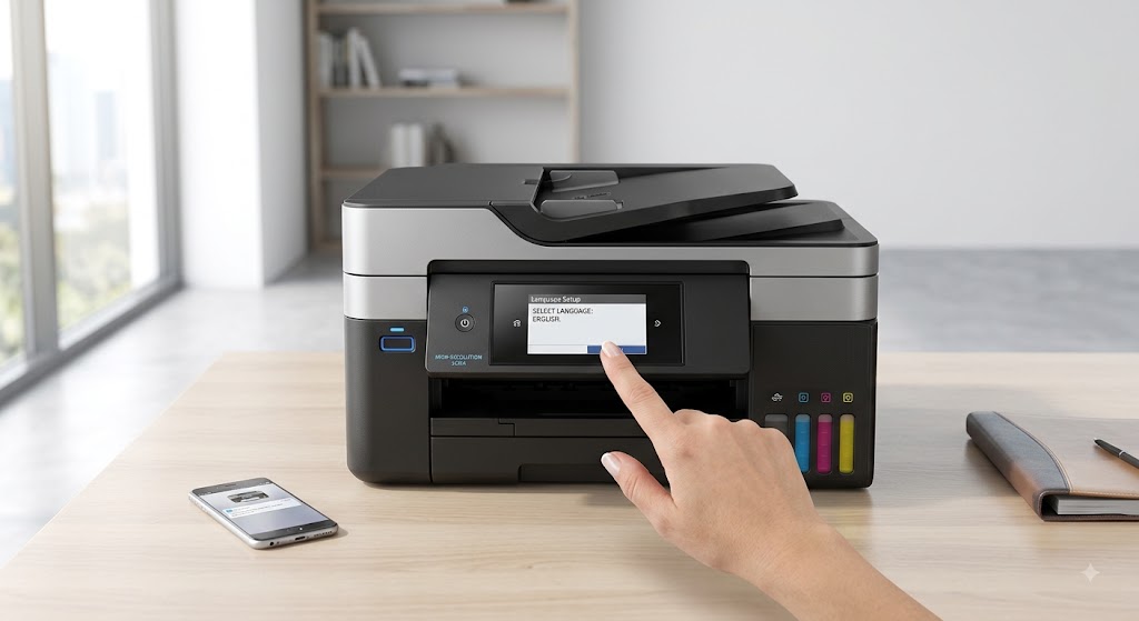 How to set up a mobile printer?