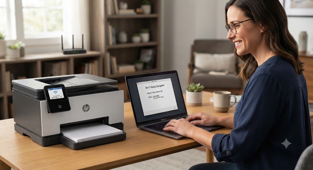 How do I connect my printer to my Wi-Fi network?